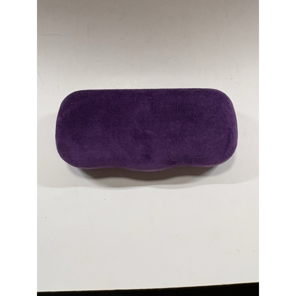 Gucci Case Hard Shell Purple Velvet Sun/Glasses Case Cleaning Cloth & Bag